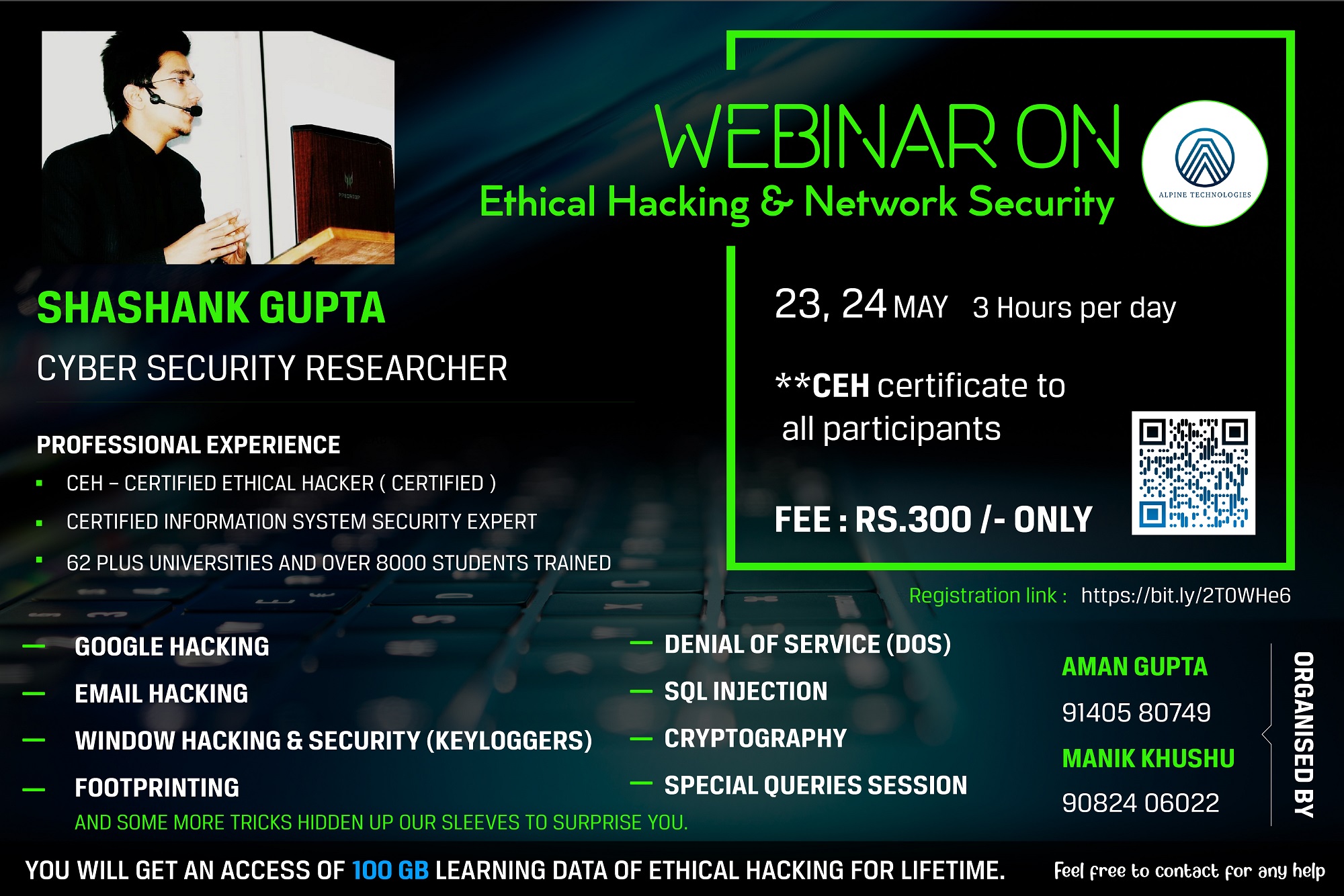Experts Webinar on Ethical Hacking and Network Security 2020